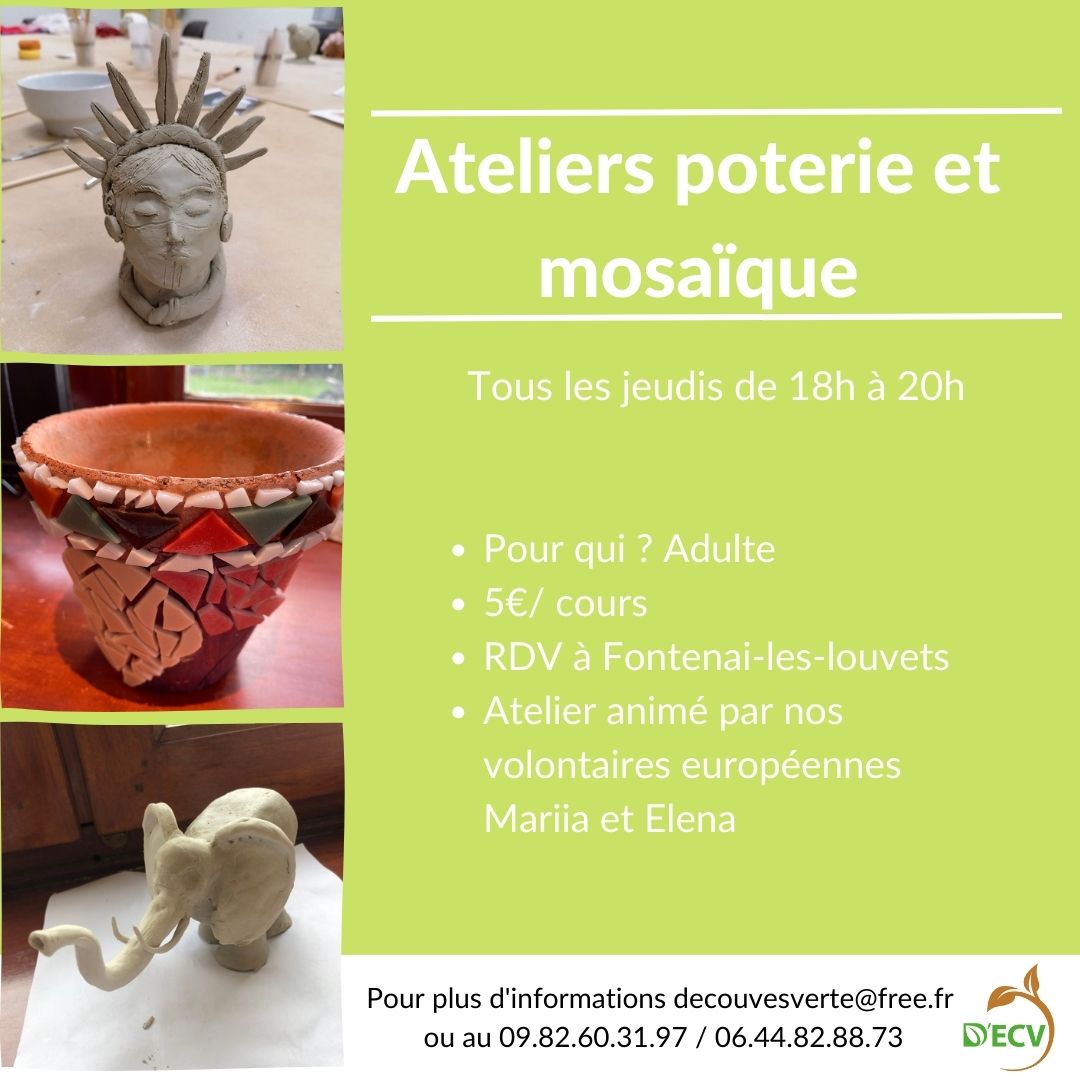 Ateliers Poterie/ Mosaïque