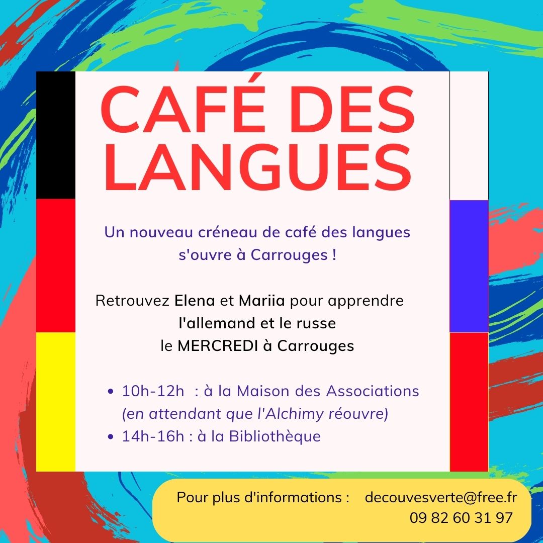 Café des langues à Carrouges